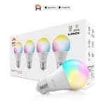 BOMBILLO NEXXT LED INTELIGENTE WIFI 4 PACK 110V A19 MULTICOLOR (NHB-C1104PK)