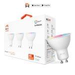 BOMBILLO NEXXT LED 110V  MR16 WIFI 3 PACK MULTICOLOR (NHB-C3103PK)