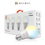 Bombillo Nexxt LED 110V -A19 Regulable WIFI Emp 4 Unidades Blanco (Nhb-W1104PK) (NHBW1104PK)