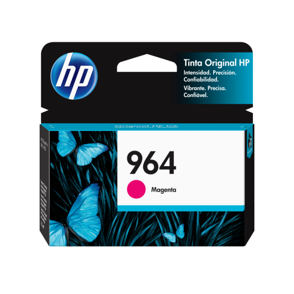CARTUCHO DE TINTA DESIGNJET HP 964 MAGENTA (OFFICEJET 9020) (206550)