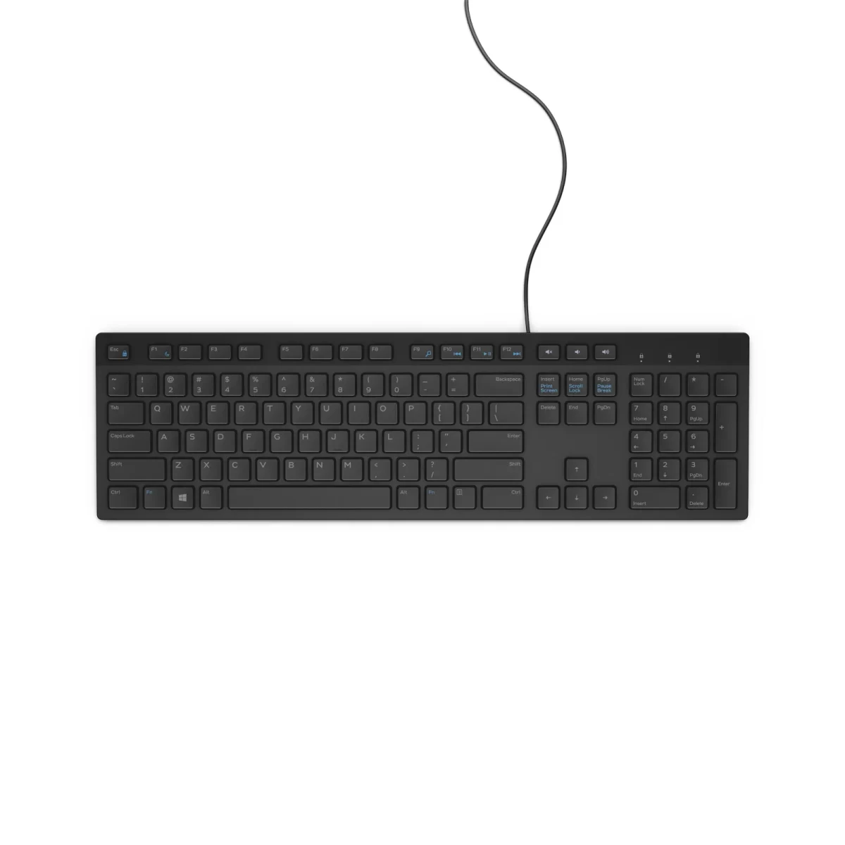 TECLADO DELL SLIM USB INGLES USB 104 TECLAS NEGRO (206417) - Image 3
