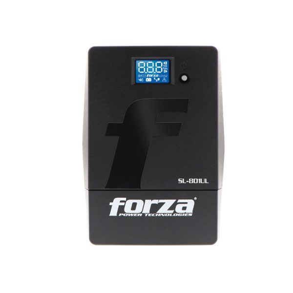 UPS FORZA LINEA INTERACTIVA 480W  800VA 120V 6 TOMAS USB PANTALLA TACTIL DE LCD DE ESTADO (SL801UL)