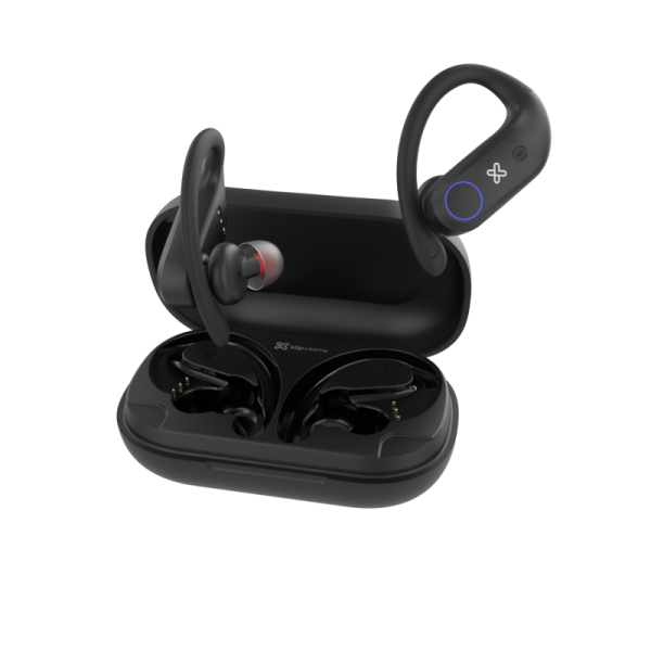 AUD?FONOS KLIP XTREME TWS XTREME BUDS INAL?MBRICOS BLUETOOTH NEGRO (KTE500BK)