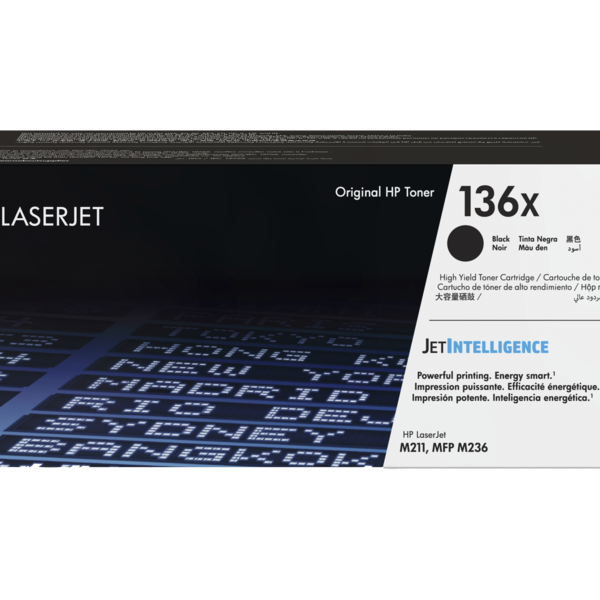 Toner HP 136X High Impresora Laserjet Pro Negro M236sdw (206558) (W1360X)