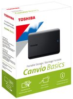 Disco Duro Externo Toshiba Canvio Basic - 4TB - 2.5" - USB 30 - Negro (HDTB540XK3CA)