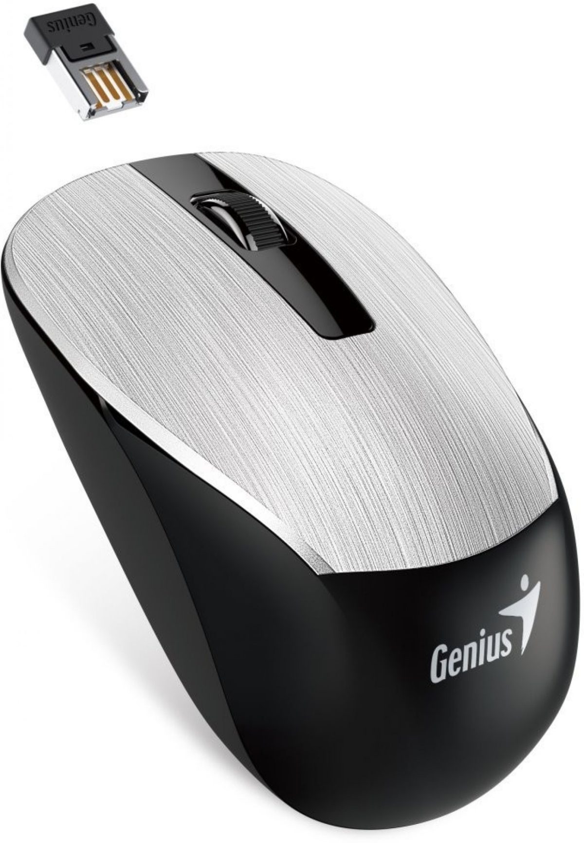 Mouse Genius Nx-7015 3 Botones Inalámbrico Plata (206901) (31030019404) - Image 2