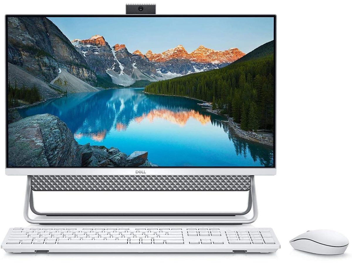All In One Dell Inspiron 5400 Aio 238 FHD 1920X1080 +Touch 11TH Gen I5-1135G7 240GHz 12GB 256GB SSD + 1TB HDD Irisr Xe Graphics -Fpr Windows 10 Home - Silv - Image 1