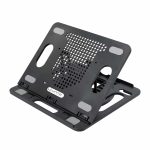 BASE ERGONOMICA UNNO TEKNO PARA LAPTOP HASTA 17" CON SOPORTE PARA CELULAR UNNO TEKNO NEGRO (205889) - Image 6