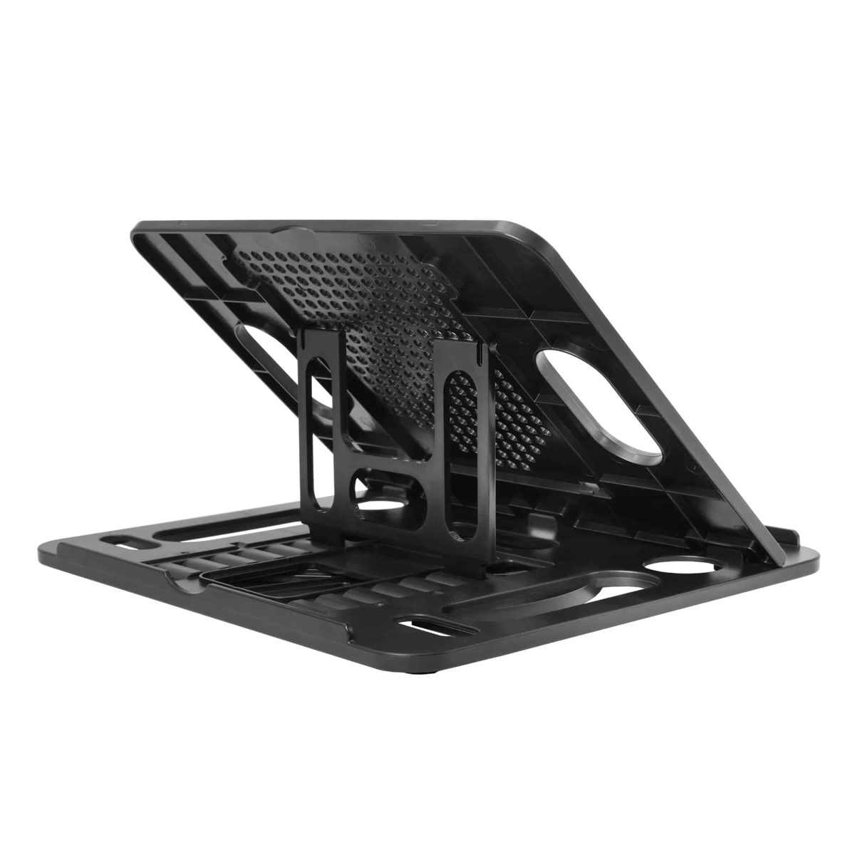 BASE ERGONOMICA UNNO TEKNO PARA LAPTOP HASTA 17" CON SOPORTE PARA CELULAR UNNO TEKNO NEGRO (205889) - Image 3
