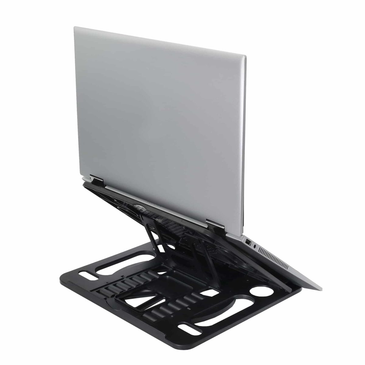 BASE ERGONOMICA UNNO TEKNO PARA LAPTOP HASTA 17" CON SOPORTE PARA CELULAR UNNO TEKNO NEGRO (205889) - Image 2