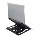 BASE ERGONOMICA UNNO TEKNO PARA LAPTOP HASTA 17" CON SOPORTE PARA CELULAR UNNO TEKNO NEGRO (205889) - Image 2