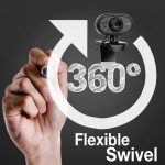 WEBCAM ARGOM CAM20 HD 720P/ MICROFONO INCORPORADO/ USB/ ENFOQUE MANUAL/ NEGRO   (101355) - Image 2