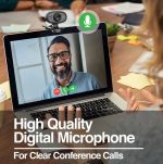 WEBCAM ARGOM CAM20 HD 720P/ MICROFONO INCORPORADO/ USB/ ENFOQUE MANUAL/ NEGRO   (101355) - Image 5