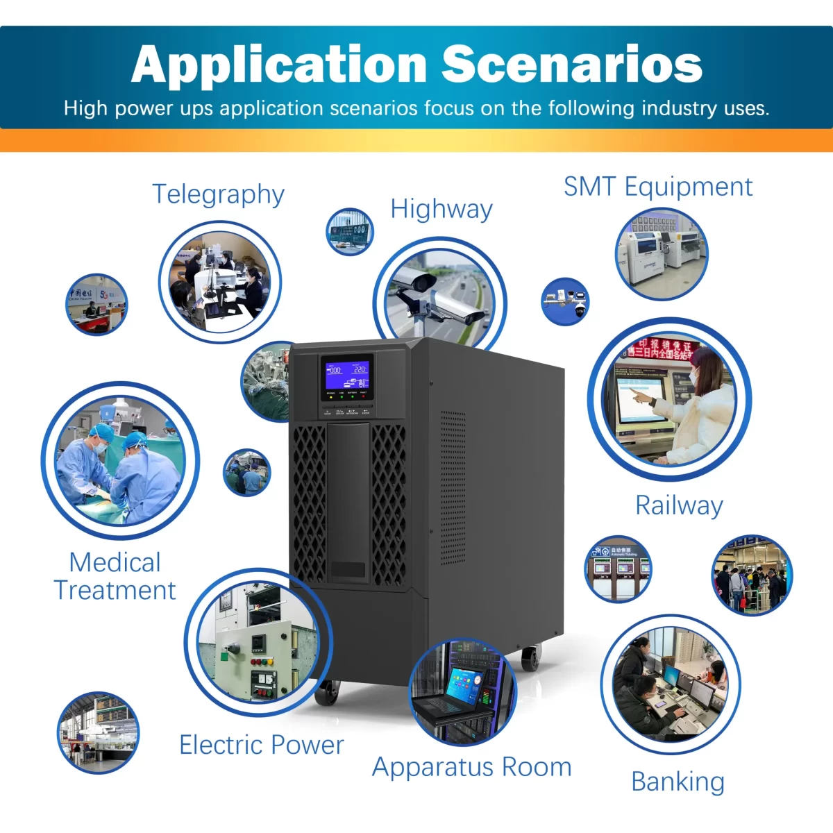 UPS SpiderTec Online PX6K-16 6000 VA 5400 W LCD Negro - Image 3