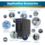 UPS SpiderTec Online PX6K-16 6000 VA 5400 W LCD Negro - Image 3