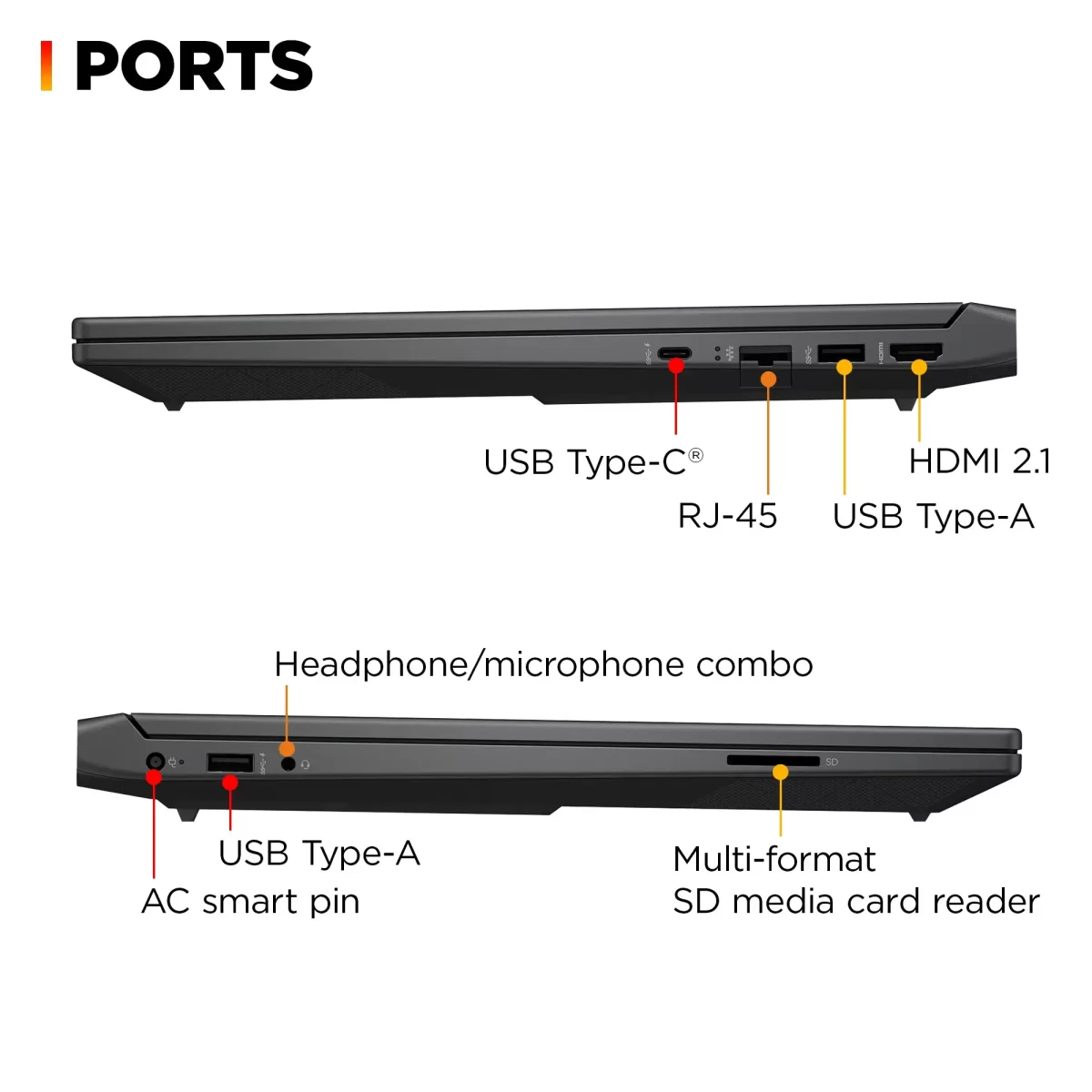 Portátil HP Gaming Victus R5-7353HS 8 GB 512 GB SSD 15.6" (15-FB2063DX) 15FB2063DX - Image 8