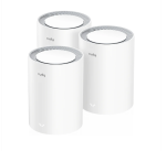 ROUTER CUDY MESH M1800 AX1800 DUAL BAND WIFI GIGABIT 1000/100/10 Mbps  24 GHz- 5GHz 3 PAC    (206997)	(M1800 3-PACK)