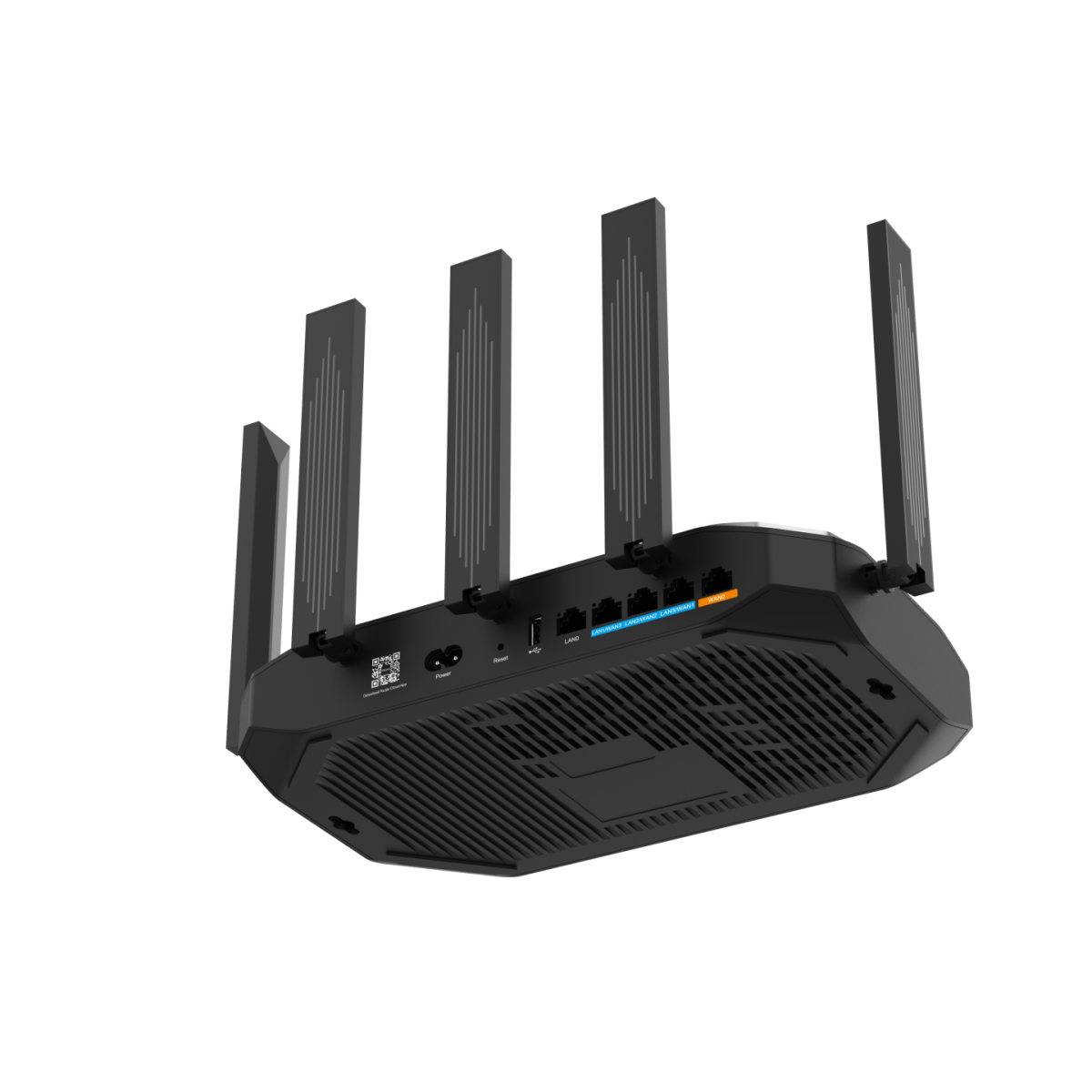 Router Ruijie/reyee Todo en Uno Pyme Wi-Fi6 AX3000 Mesh Dual Band MIMO2X2, 5 Puertos GB (1X LAN 3X Lan/wan y 1X WAN) RGEG105GWX - Image 4