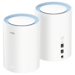Router Cudy Mesh M1200 AC1200 Dual Band Wi-Fi 10/100 Mbps 2.4 Ghz- 5 GHz 2-PACK (M1200 2-PACK) - Image 2