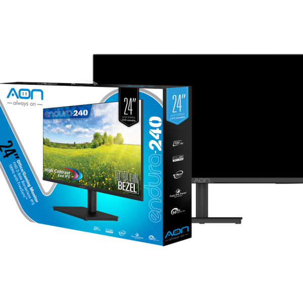 MONITOR AON ENDURA-240 24" FHD 1920X1080P 100HZ 14MS AO-MO-1002