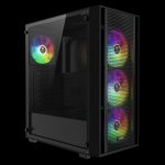 CASE GAMDIAS GAMING AURA GC2 ELITE/ ATX NEGRO/ 3xUSB/ HD AUDIO/ 4xFAN ARGB 12CM/ FRONTAL MALLA - LATERAL VIDRIO - Image 4