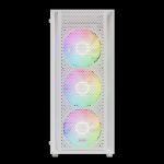 Case Gamdias Gaming Aura GC2 Elite/atx BLANCO/3XUSB/HD AUDIO/4XFAN Argb 12CM/FRONTAL Malla - Lateral Vidrio - Image 3
