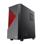Case Gamemax Contac Coc Mid Tower Negro-rojo 2XUSB/1 HD AUDIO/3XFAN ARGB/V20 Pwm/lateral Vidrio Templado - Image 4