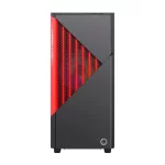 Case Gamemax Contac Coc Mid Tower Negro-rojo 2XUSB/1 HD AUDIO/3XFAN ARGB/V20 Pwm/lateral Vidrio Templado - Image 3