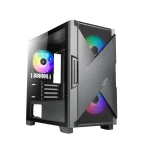 Case Azza Xander 150 Matx Gaming Negro 2XUSB/1 HD AUDIO/3X Fan Argb/lateral Vidrio Templado CSAZ-150
