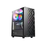 CASE AZZA SPECTRA 280B ATX MID TOWER GAMING NEGRO 3xUSB/ 1 HD AUDIO/ FAN ARGB/ LATERAL VIDRIO TEMPLADO - Image 7