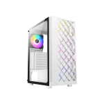 Case Azza Spectra 280 W Atx Mid Tower Gaming Blanco 3XUSB/1 HD Audio/fan Argb/lateral Vidrio Templado CSAZ-280W