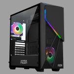 CASE AZZA INFERNO 310DH ATX MID TOWER GAMING NEGRO 2xUSB/ 1 HD AUDIO/ 2X FAN ARGB/ LATERAL VIDRIO TEMPLADO - Image 2