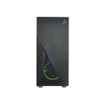 CASE AZZA ZENO MID TOWER NEGRO 3xUSB / HD AUDIO/ 2x FAN 12CM ARGB/ LATERAL VIDRIO TEMPLADO - Image 2