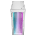CASE AZZA GUARDIAN GLASS ATX MID TOWER BLANCO 2xUSB+TYPE C/ HD AUDIO/ 12CM ARGB/ FRONTAL MALLA-LATERAL VIDRIO TEMPLADO - Image 5