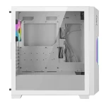 CASE AZZA GUARDIAN GLASS ATX MID TOWER BLANCO 2xUSB+TYPE C/ HD AUDIO/ 12CM ARGB/ FRONTAL MALLA-LATERAL VIDRIO TEMPLADO - Image 4