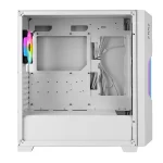 CASE AZZA GUARDIAN GLASS ATX MID TOWER BLANCO 2xUSB+TYPE C/ HD AUDIO/ 12CM ARGB/ FRONTAL MALLA-LATERAL VIDRIO TEMPLADO - Image 3