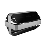 CASE AZZA OPUS 809 ATX TOWER GAMING ALUMIINIUM  2xUSB 30+TYPE C/ 1HD AUDIO/ LATERALES DE VIDRIO TEMPLADO - Image 3