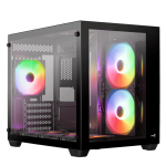 CASE AEROCOOL DRYFT MINI TOWER NEGRO NO FAN/ FRONTAL - LATERAL VIDRIO/ 2xUSB 30/ 1 HD AUDIO