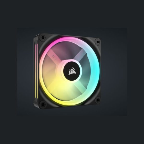 VENTILADOR CORSAIR iCUE LINK QX120 RGB 12CM NEGRO