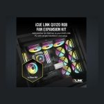VENTILADOR CORSAIR iCUE LINK QX120 RGB 12CM NEGRO - Image 2