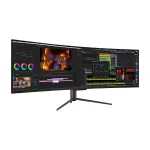 MONITOR JEMIP 49" CURVE JP144-490GC 5100x1440/ FHD 144Hz/ IPS/ 2xHDMI-2xDP/ TPC 65W/NEGRO