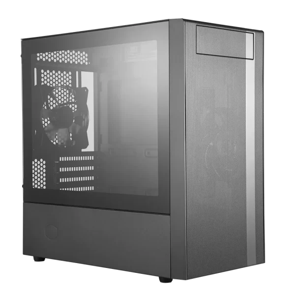 CASE COOLER MASTER BOX NR400 ODD MTOWER NEGRO/ 2xUSB30/ HD AUDIO/ 2x FAN 12CM/ FRONTAL MALLA - LATERAL VIDRIO