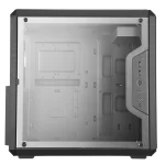 CASE COOLER MASTER BOX Q500L MTOWER NEGRO/ 2xUSB30/ HD AUDIO/ FAN 12CM/ ESTRUCTURA PERFORADA - LATERAL ACRILICO - Image 4