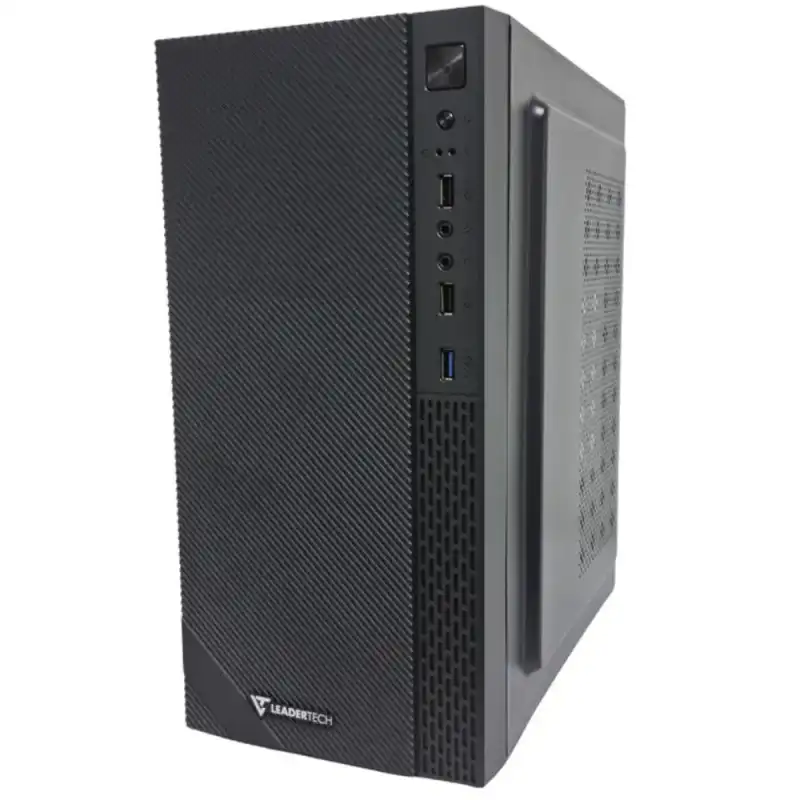 MICRO ATX M20 1 Case Leadertech Micro ATX M20 con Fuente de Poder 600W - Image 1