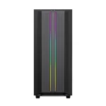 CASE GAMEMAX PRECISION 2 MID TOWER NEGRO 3xUSB + TYPE C/ 1 HD AUDIO/ 2xFAN ARGB/ V20 PWM/ LATERAL  VIDRIO TEMPLADO - Image 4