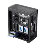 CASE GAMEMAX PRECISION 2 MID TOWER NEGRO 3xUSB + TYPE C/ 1 HD AUDIO/ 2xFAN ARGB/ V20 PWM/ LATERAL  VIDRIO TEMPLADO - Image 2