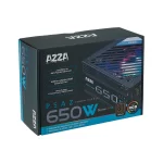 Fuente de Poder Azza 650 W Argb Negra Atx Fcc 80+BRONZE 12V/100-240V/FAN Argb - Image 3