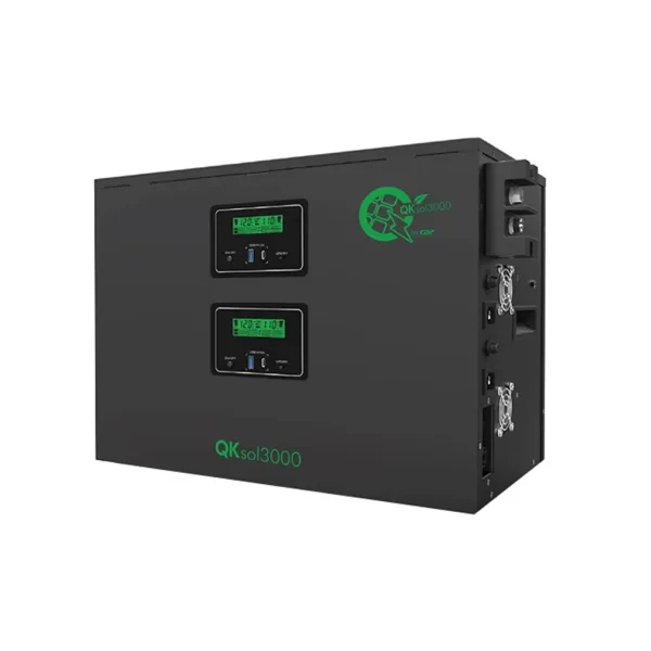 INVERSOR/CARGADOR SOLAR CDP QKSOL-3000 3000VA/2400W 4 TOMAS/ USB+TYPE C 3AMP/ CON BATERIA 40A/ PANEL SOLAR NO INCLUIDO