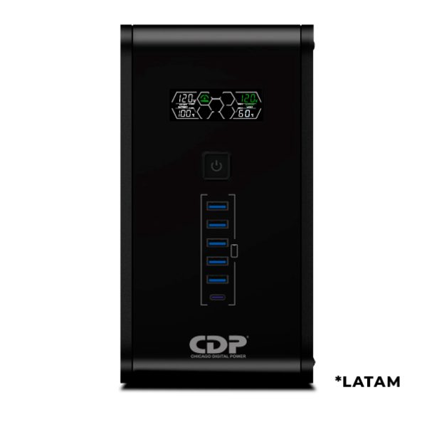 UPS CDP R-smart 1210 Li 1200 VA/750 W 10 Tomas Nema 5-15