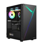Case Gamdias Gaming Argus E4 Elite/atx NEGRO/3XUSB/HD Audio/fan Argb 12CM/LATERAL Vidrio Templado